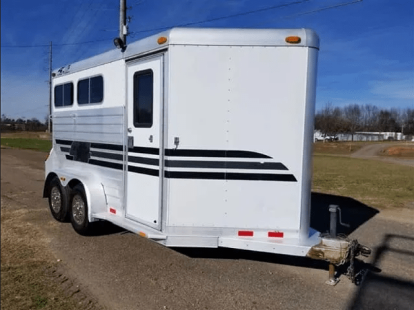 Two Horse Trailers / 2001 4 Star 2 Horse Bumper Pull Slant Load - Image 3