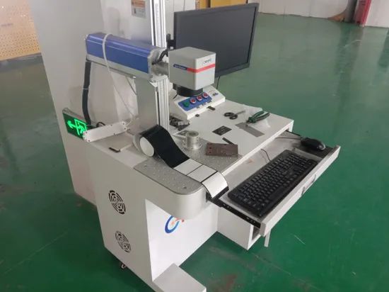 Fiber Laser Marking Machine for Metal Nameplate Lettering Coding Stainless Steel Table - Image 1