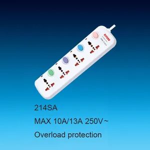 AC Power 2 Way Universal Multi-Function Outlets Wall Switch Socket - Image 3
