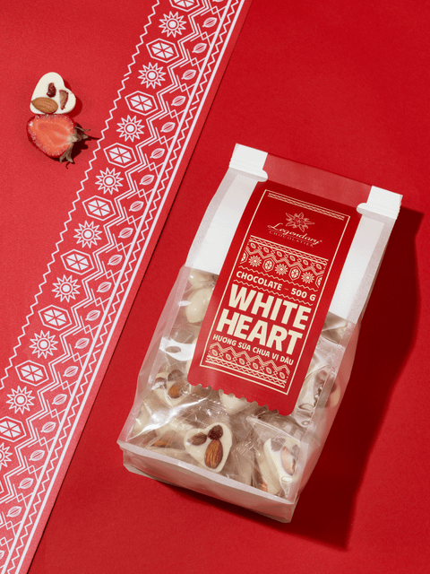 Wholesale OEM White Compound Chocolate with Strawberry Yogurt Flavor, Nuts and Assorted Dried Fruits - Image 3