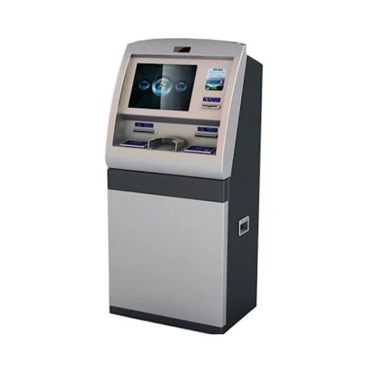 Currency Exchange Machine Bank ATM Origin China Camera 3 PCS Model NO. KL064 HS Code 84714190 Passport Scanner Yes Specification - Image 1