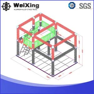 Stage Hs Code Heavy-Duty Double Layer Stage Truss System for Events Span 10-20m Shape ...