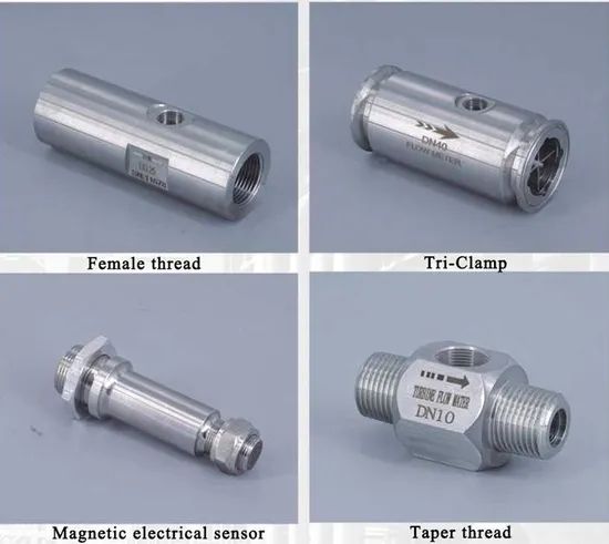 4~20mA Output Liquid /Milk /Beer Turbine Flow Meter - Image 3