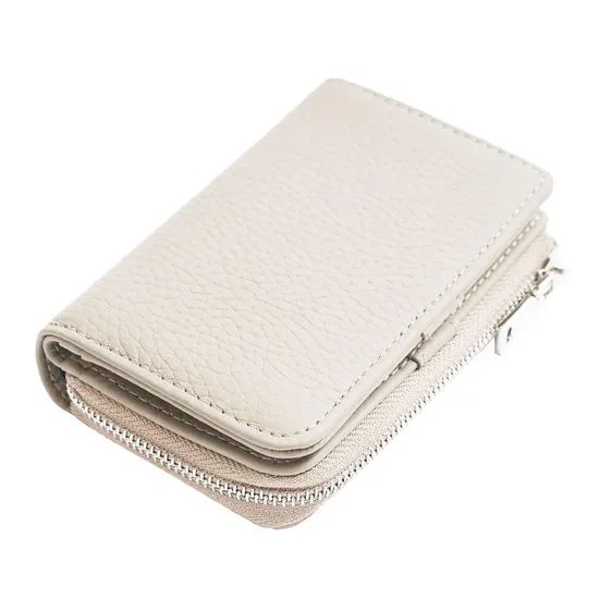 Key Wallets Ladies Litchi Pattern Cowhide Leather Mini Wallet Slim Multi Functional - Image 4
