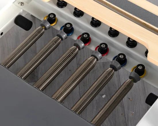 2025 Yoga Reformer Manufacturer White Aluminum Alloy Folding Pilates Reformer for Home Studio - Image 4