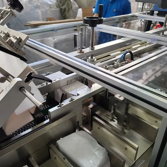 Automatic Cartoner Machine for Surgical Mask Boxes Origin China Model NO. UN102 Trademark Unipack Packaging Cartons HS Code - Image 2