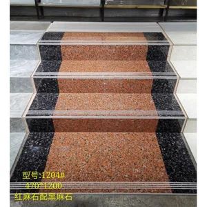 Polished Marble & Granite Stone Step Tile for Stair MOQ 10 PCS Trademark JTS Size 470X1200 Thickness 10mm Color Brown / - Image 1
