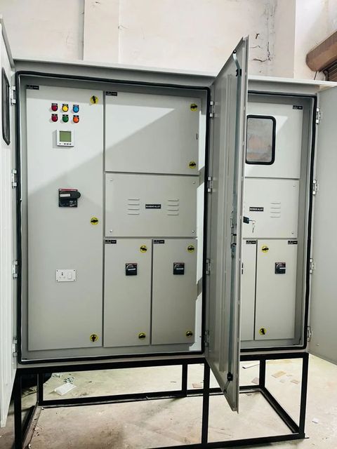 Solar ACDB Panel Ampere 800A Material CRCA Voltage 415V AC Color RAL7032 Seimes Grey Usage/Application Solar - Image 6