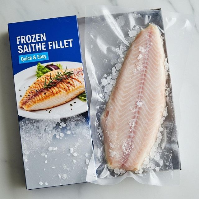 Fast Supply Saithe Fish Frozen Fillet IQF High Protein Low Fat Premium Quality Ocean Fresh Seafood Wholesale - Image 3