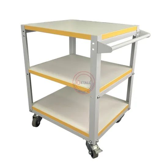 Detall ESD Three Layer Cart for Safe Electronics Transport Color Gray Origin China Condition New Model NO. RV3 Customized - Image 1