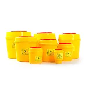 Medical Disposable Yellow PP Safety Box Waste Collection Box Sharp Container - Image 3