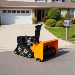 High-Mobility Snow Blower with Dual Power Source - Image 1