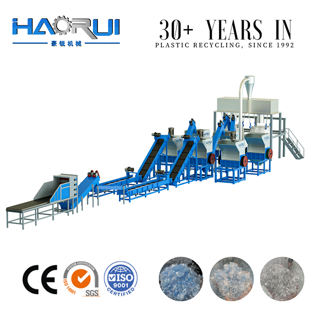 Automatic 500-6000kg/h Fibre Grade PET Bottle Washing Recycling Line in Plastic Plant - Image 5