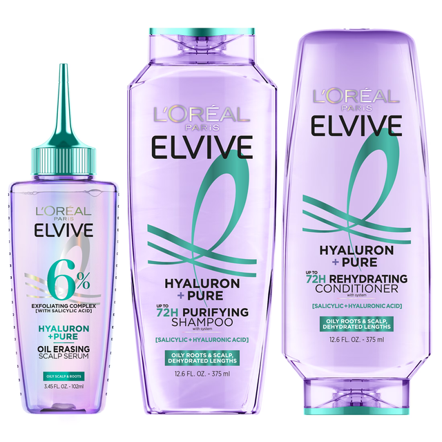 Gentle L’Oréal Paris Elvive Everyday Shampoo For Regular Hair Washing With Softness And Easy Hair Management - Image 3
