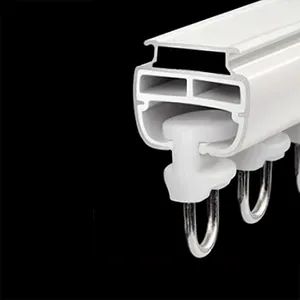 Extendable Curtain Tracks for Windows of Different Sizes Origin China Model NO. WY-CT Type Flatted Track Track Number Double - Image 5