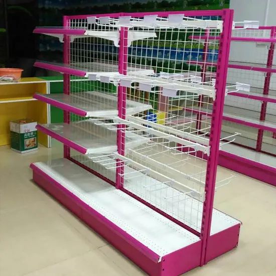 Retail Store Display Rack Shelves Metal Supermarket Shelf Rotary Fixed Origin China Condition New Trademark Weichi HS Code - Image 1
