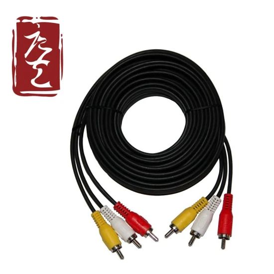 Factory Computer Monitor Video Data USB Communication Effect Audio RCA Cable - Image 1