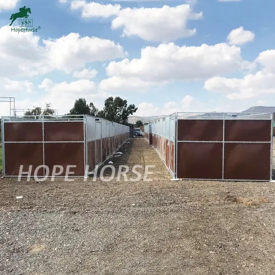 Safe and Portable Australian Standard Portable Galvanized Horse Stable Panel Stall House Equipment - Image 3