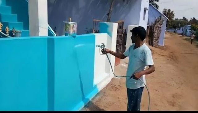 Spray Painting Service Service Type Color Consultation, Exterior Painting, Furniture And Cabinet Painting, Interior - Image 6