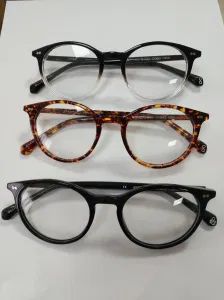 Fashion High Quality Acetate Optical Frame Size M/M+ Style Casual HS Code 90041000 Frame Color Black Trademark Langxue Usage For Optical - Image 1