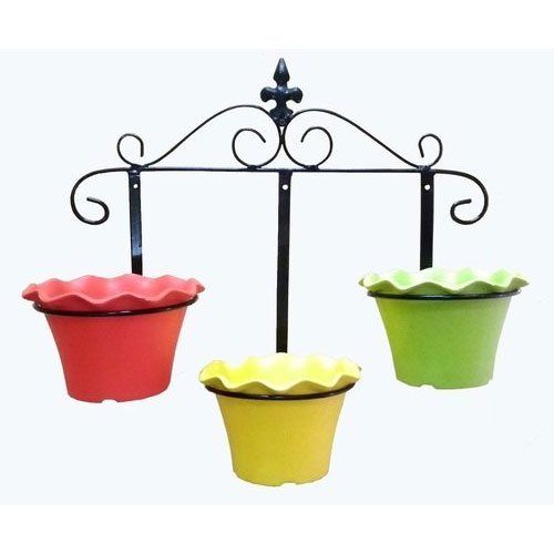 High quality metal planter pot and rack stand 3 piece stand flower pot customized size best selling product - Image 5