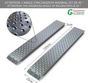Truck Trailer Loading Ramps ATV Car Ramp Steel Galvanized Ramp - Image 1
