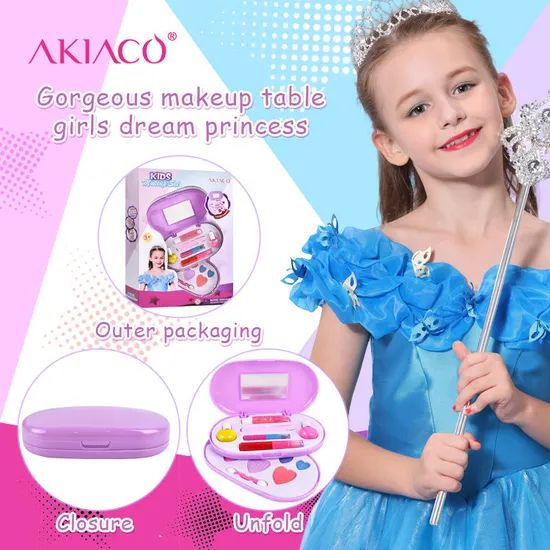 Fun and Colorful Makeup Kit for Young Children Gender Girls Model NO. 33622 Trademark Akiaco Logo as Your Request Origin Guangdong, - Image 3