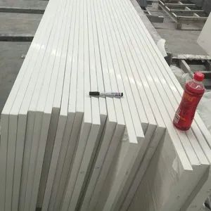 Pure White Quartz Stone Countertop Slabs - Image 2