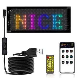 Car LED Display Screen Lights Digital LED Sign Indoor Full Color LED Bus Car Rear Screen LED Display for Advertisement - Image 1