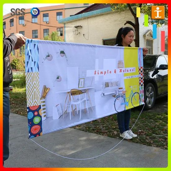Cheap Street Advertising Hanging Flag Banner - Image 5