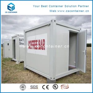 Flat Pack Container Shop/10FT Shop Container/Prefab Shop Warranty 2 Years Model NO. FC-Shop HS Code 9406900090 Material - Image 1