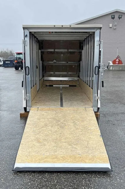Enclosed Trailers / 2024 Mission Trailers 60×12 Aluminum Single Place Crossover w/Galvanized Package, Rear Canopy - Image 3