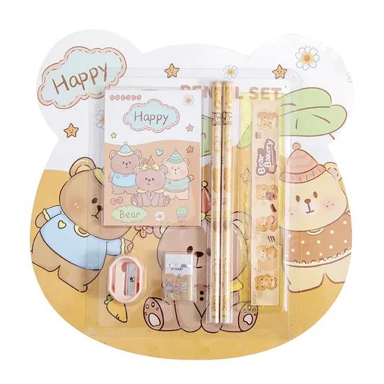 Rough Textured Paper Stationery Notebook Set for Academic Rewards - Image 5