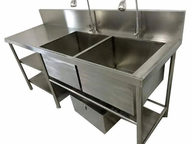 Stainless Steel Hand Wash Basin Finish Matt Durability High Steel Grade SS 304 Performance Efficient Mounting Type Wall - Image 4