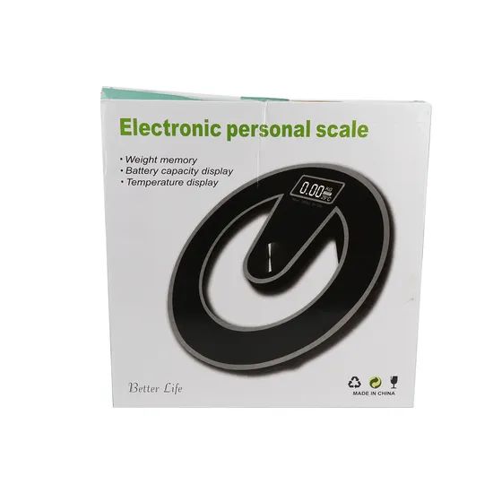 Digital Body Scale Bathroom Scale 180kg MOQ 100PCS Unit Kg/Lb Shape Round Power Battery Division 0.1g Thickness 6mm Color Black,Red - Image 6