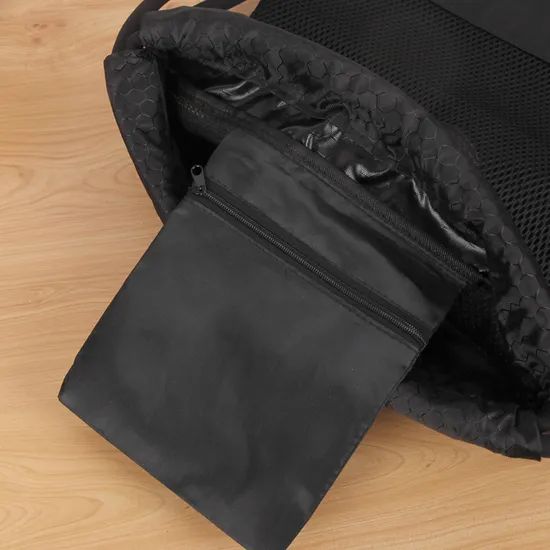 Wholesale Custom Logo Drawstring Backpack Polyester Nylon Bulk Hiking Sport Gym Yoga String Promotional Bags with Letter Pattern - Image 5