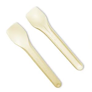 Biodegradable Cpla Small Spoons Custom Colors Ins Dessert Spoons Ice Cream Spoons - Image 3