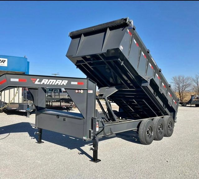 New 2025 Lamar Trailers 7x14 Gooseneck Dump 16k Dump Trailer Packaging 1 Feature GOOD Rentable Yes Weight (kg) 16K Shelf Life 1 YEAR - Image 4