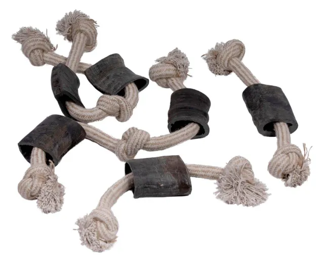Dog Toys- made of Buffalo horn and cotton Rope - Image 5