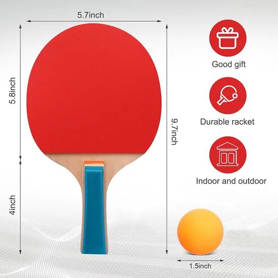 OEM/ODM Factory Table Tennis Rackets with Balls and Cover Color All MOQ 200PCS Origin China Table Type No Logo - Image 5