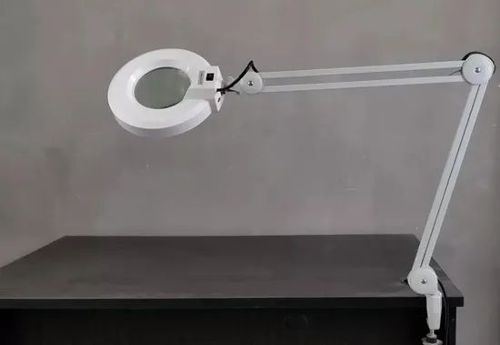 Magnifying Lamp with Clamp Use Finger Trademark sk Model NO. A6 Origin Zhejiang Type Nail Decoration Transport Package Box - Image 6