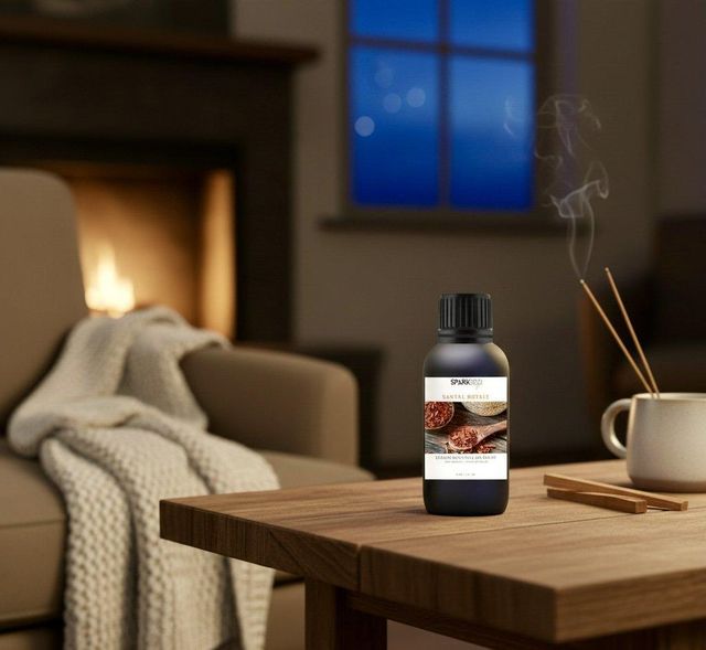 SPARKBOB Luxury Essential Oil Blend Aromatherapy & Diffuser 1 fl oz Santal royale - Image 4