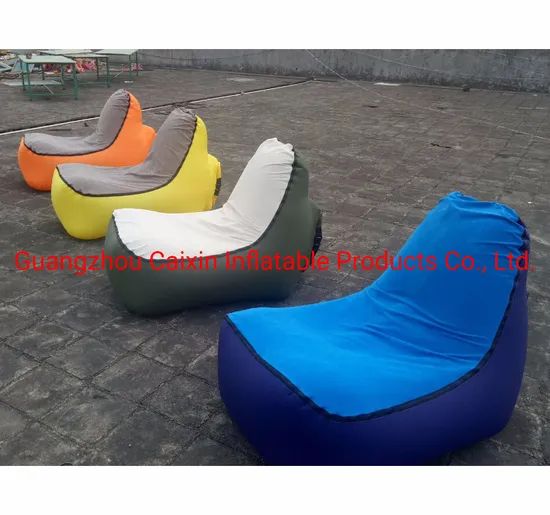 Waterproof Nylon Inflatable Air Lounger Air Bean Bag MOQ 5PCS Age Adult Weight <2 kg Origin China Condition New Sean 3 Seasons - Image 3