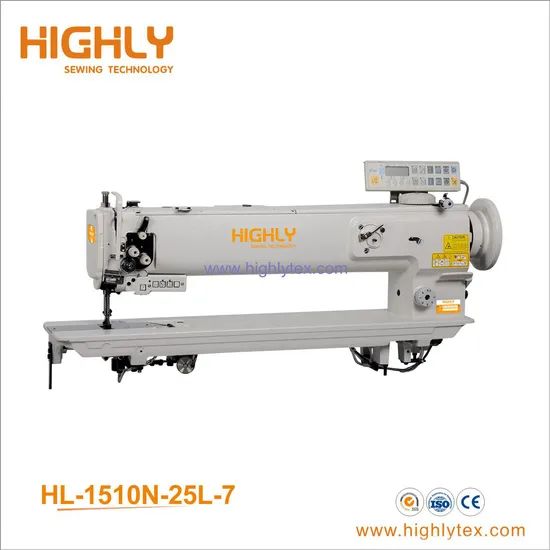 Long Arm Computerized Single Needle Compound Feed Leather Sewing Machine - Image 2