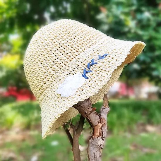 Wholesale Fashion Collapsible Straw Hat - Image 2