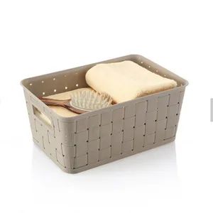 Cross Border Stackable Woven Rattan Faux Rattan Durable Baskets Storage & Organization - Image 4