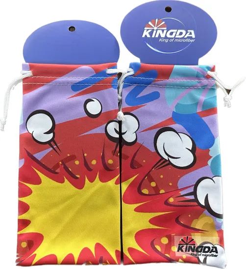 Microfibre Drawstring Eyewear Sunglasses RPET Pouch Series-3-4 - Image 4