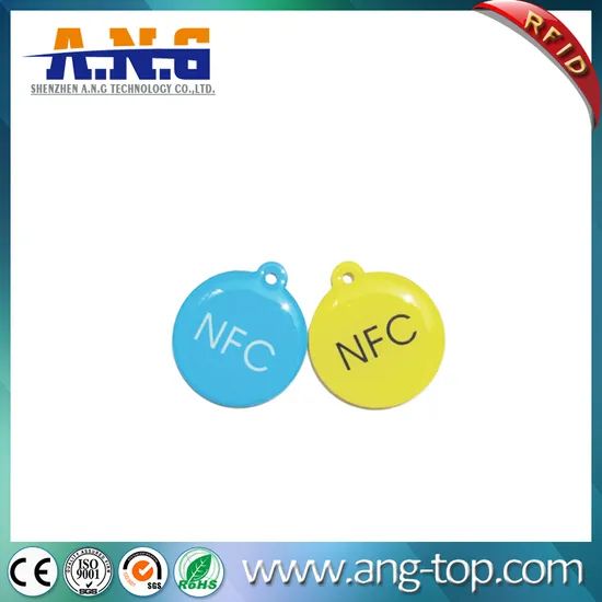 OEM Customized Mini Round RFID Epoxy Card for Access Control - Image 3
