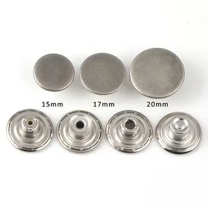 Classic Denim Buttons Shank Button Metal Button Element OL Stock Stock Style Simple Origin China Trademark zonesun HS Code 9606220000 - Image 6