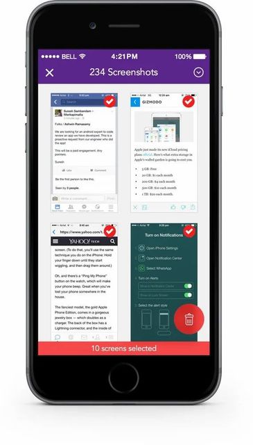 Screeny Application Software Filter Options Ability To Select All Screenshots Except The Last 15 Days Or Last 30 Days Photo Age Monitoring Indicates Photos Older Than 3 Months And Their Space Consumption In Camera - Image 1